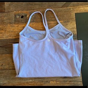 Lavender lululemon tank, size 4